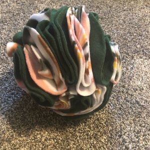 Snuffle ball/slow feeder soft dog toy